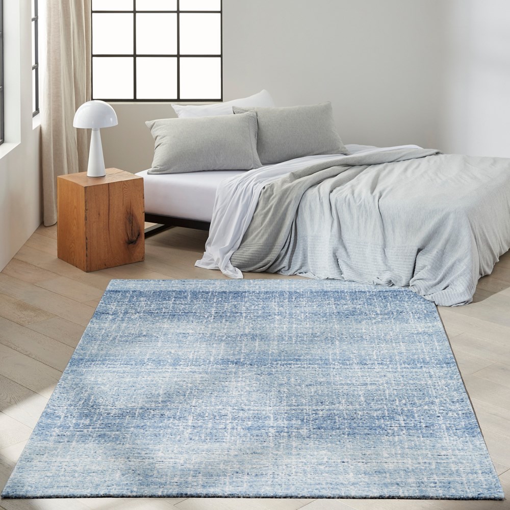 Calvin Klein Safi Rugs CK015 SFR01 in Denim Blue